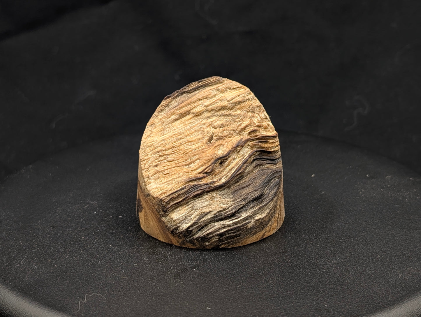 Natural Edge Walnut Burl Plinth