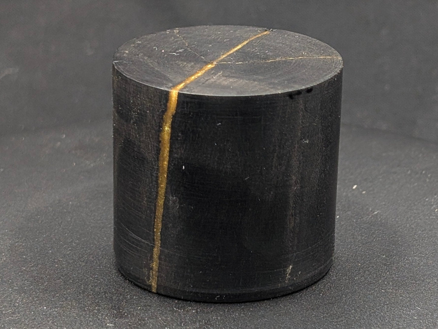 Epoxy filled Ebony Plinth