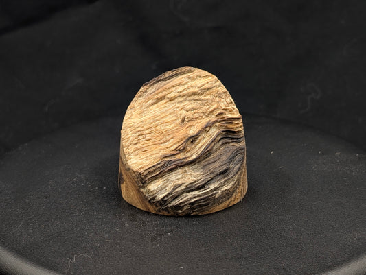 Natural Edge Walnut Burl Plinth