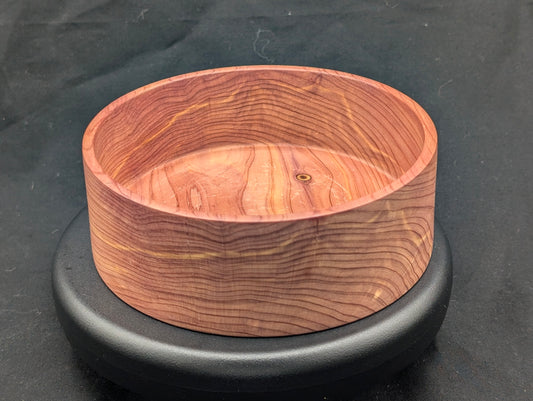 Eastern Red Cedar Flat Bottomed Bowl
