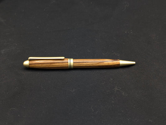 Designer pen in Zebrawood
