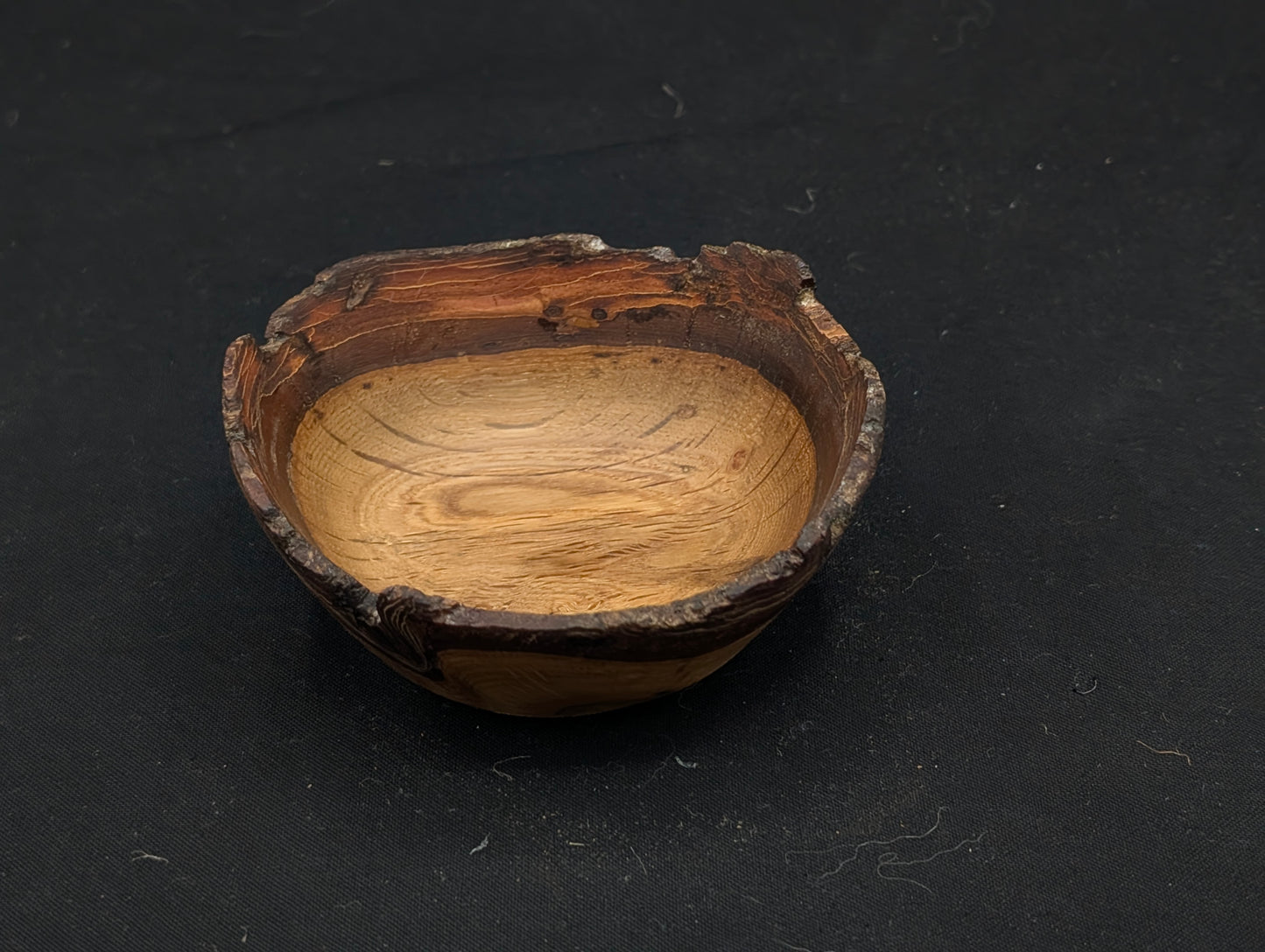 Natural Edge Oak Ring Bowl
